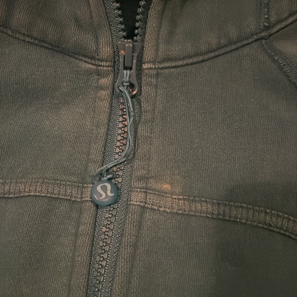 LULULEMON teal colour heavy scuba hoodie in GUC sz 10 - Picture 3 of 4